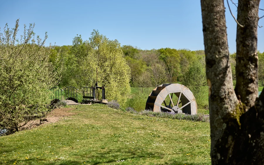 Jardin - domaine de caractère à Givry à vendre - Arrière-Cour, agence immobilière spécialisée en Saône-et-Loire