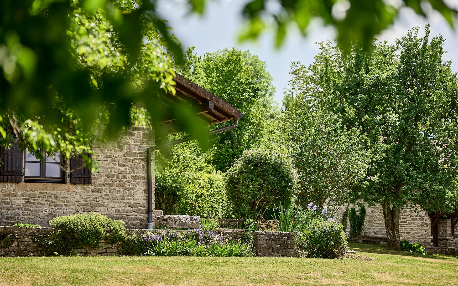 La nature de la ferme rénovée entre l'Isle sur le Doubs et Villersexel à vendre - Arrière-Cour, agence immobilière spécialisée dans le Doubs