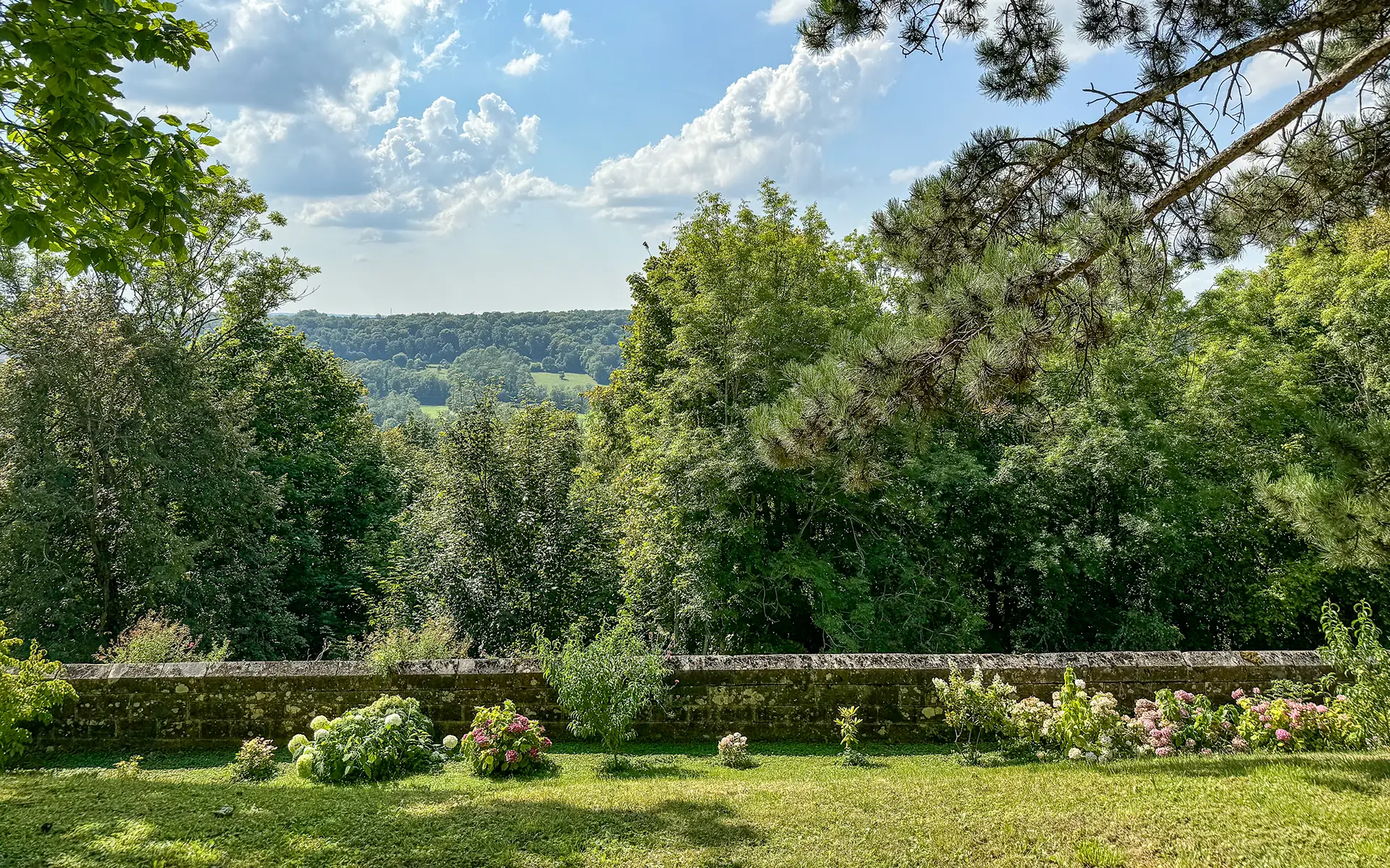 Vue de la maison d'architecte en Haute-Marne à vendre - Arrière-Cour, agence immobilière spécialisée en Haute-Marne