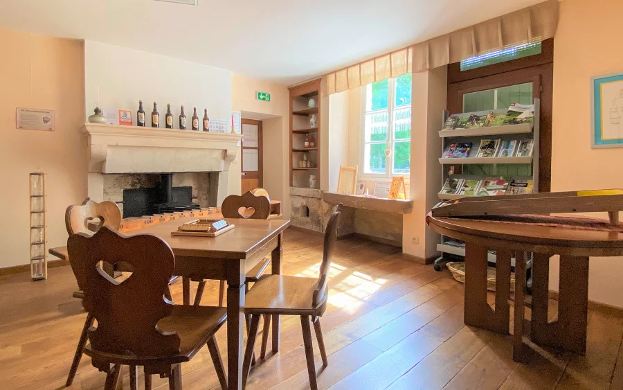 Pièce à vivre du gites de caractère proche de Langres à vendre - Arrière-Cour, agence immobilière spécialisée dans en Haute-Marne