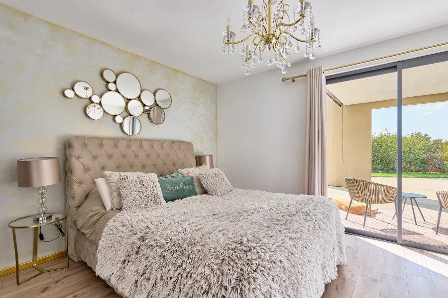 Chambre de la villa d'architecte à Belfort à vendre - Arrière-Cour, agence immobilière spécialisée à Besançon