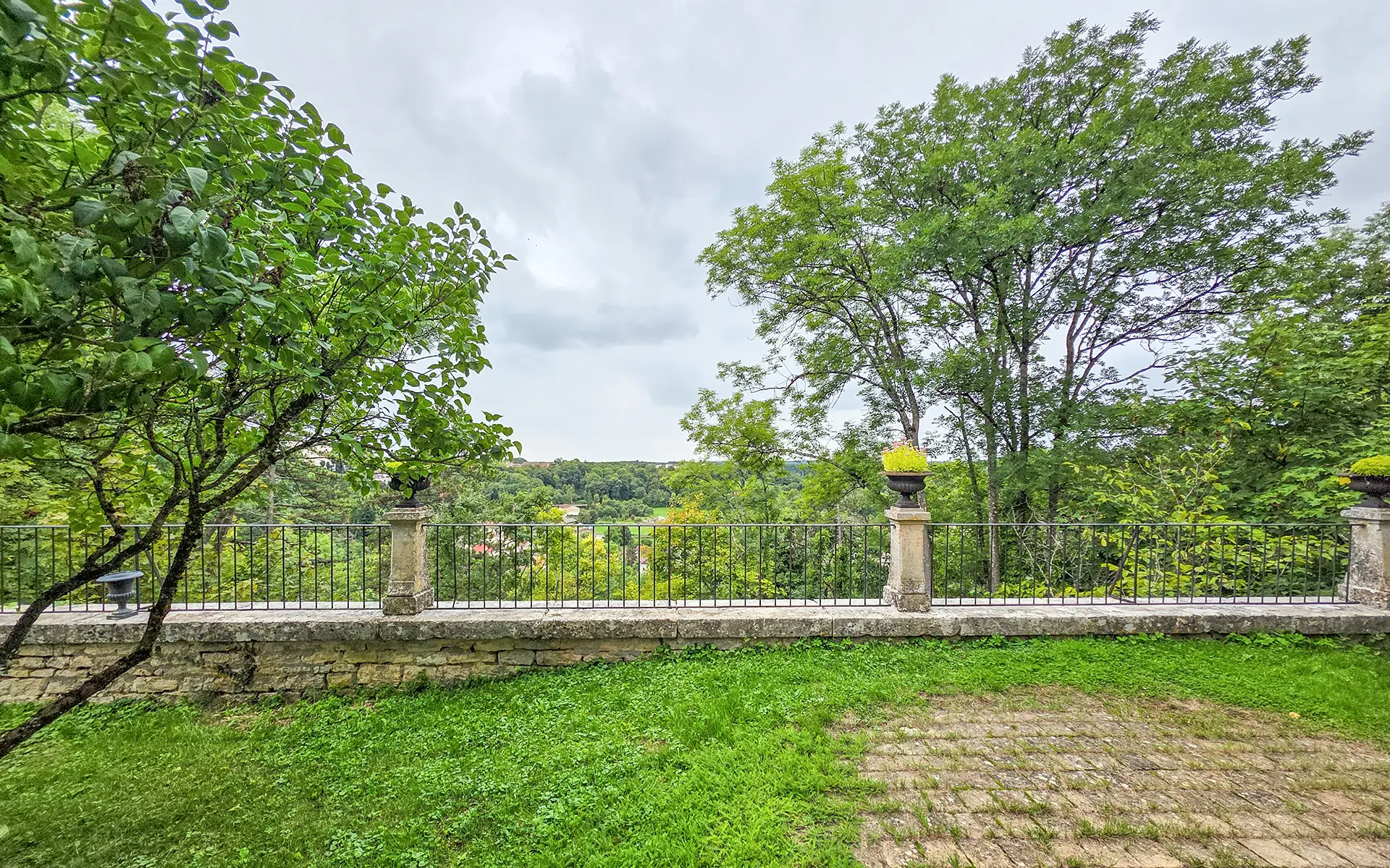 Vue de la maison de maître à Chaumont à vendre - Arrière-Cour, agence immobilière spécialisée en Haute-Marne