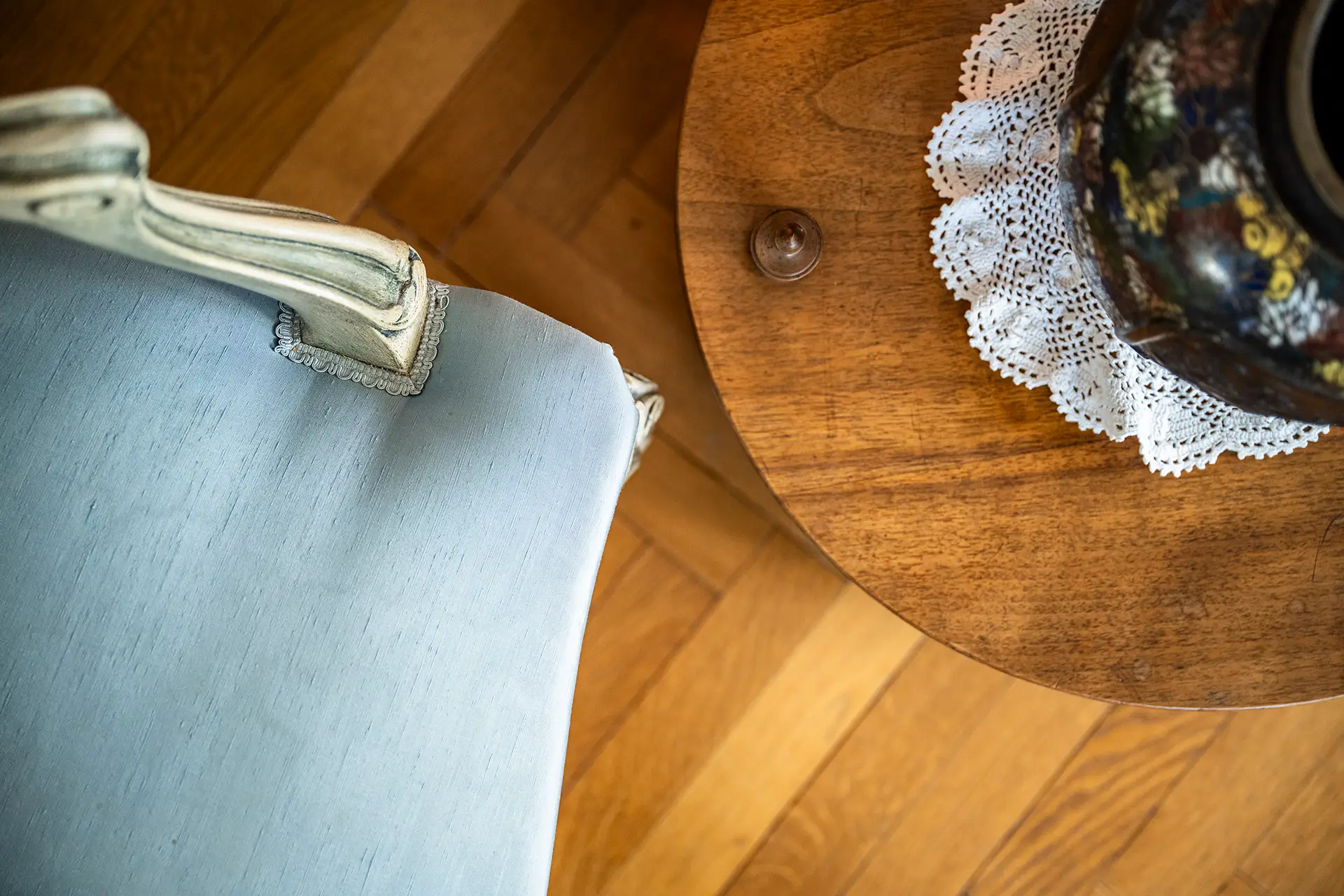 Fauteuil de la maison de maître à Ruelisheim à vendre - Arrière-Cour, agence immobilière spécialisée dans le Haut-Rhin