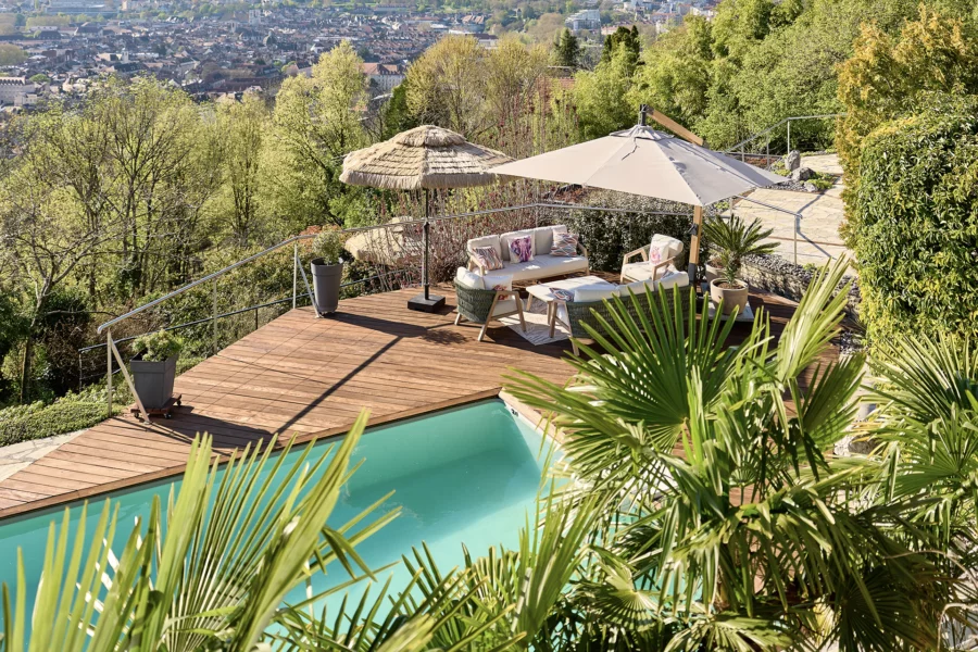 Les terrasses de Besançon à vendre - Arrière-Cour, agence immobilière spécialisée dans le Doubs