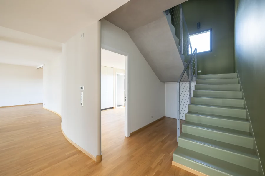 Entrée de l'appartement familial aux portes de Genève à vendre - Arrière-Cour, agence immobilière spécialisée dans l'Ain