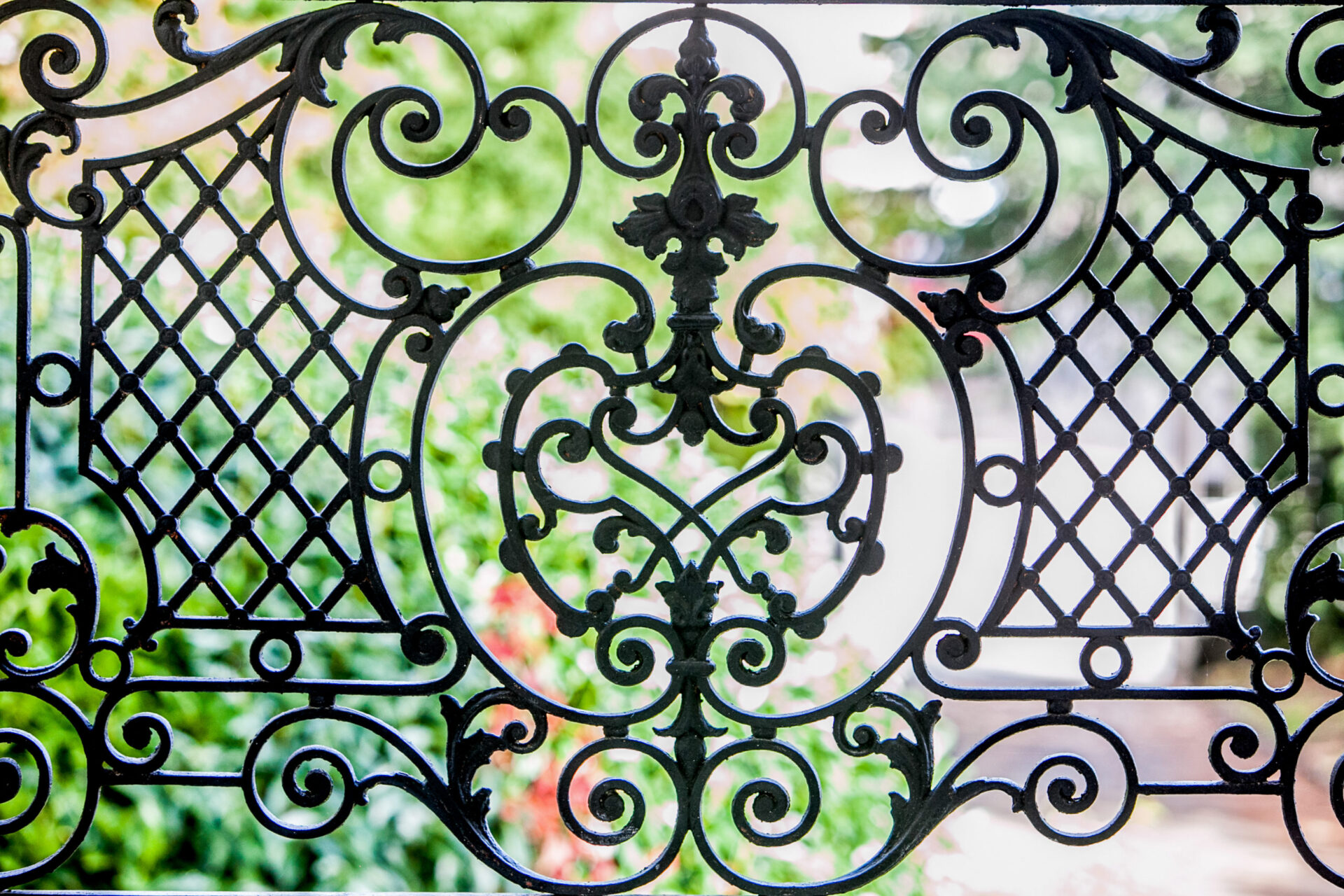 Détail de ferronnerie d’une propriété ancienne