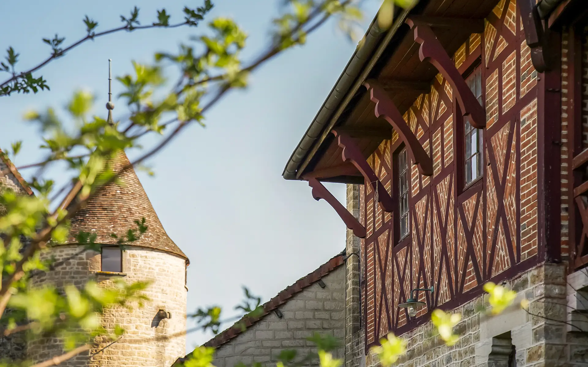 Dépendance du domaine du XVe siècle à Domblans à vendre - Arrière-Cour, agence immobilière spécialisée dans le Jura
