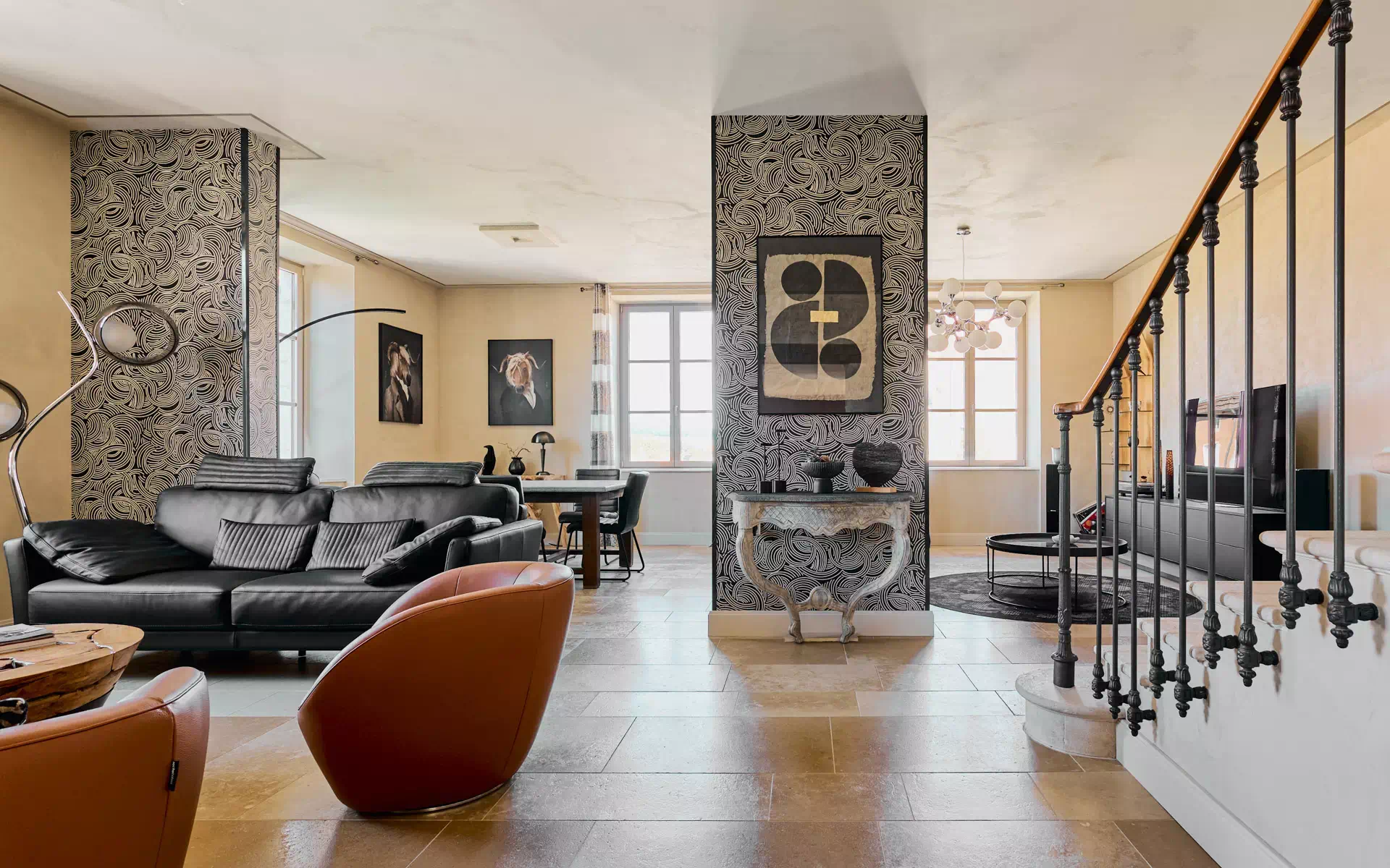 Architecture intérieure d’un bien de caractère rénové