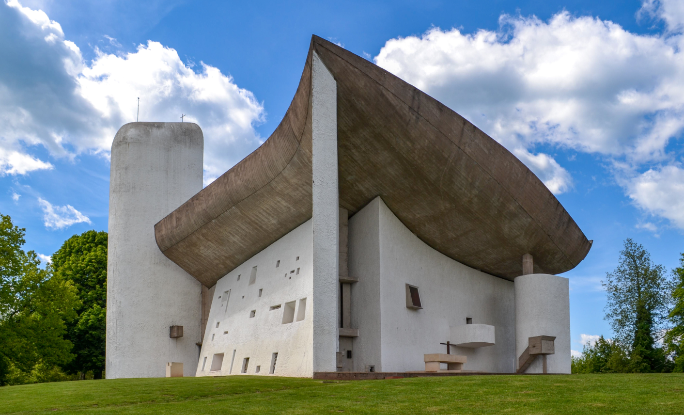 Chapelle Notre-Dame-du-Haut de Ronchamp en Haute-Saône