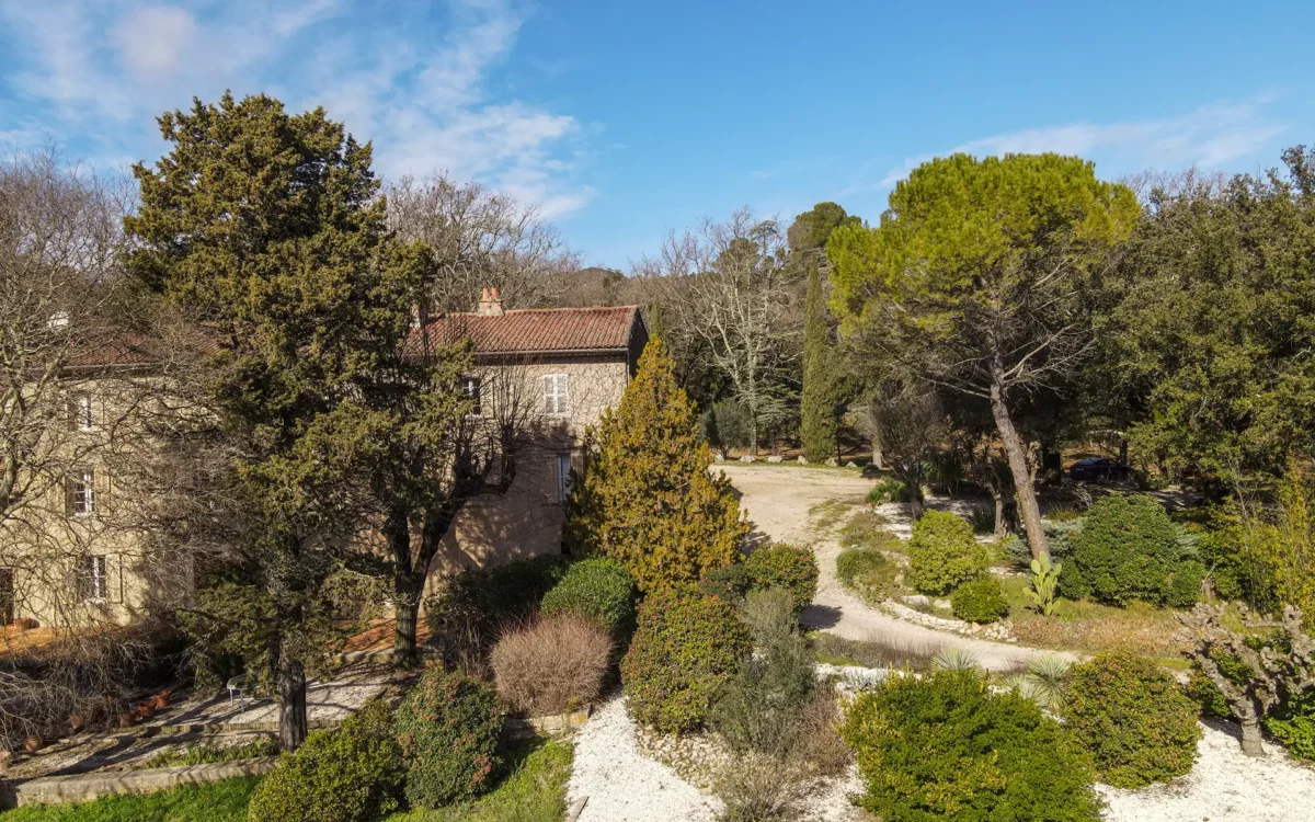 Maison de maître et son domaine viticole en Provence verte à vendre - Arrière-Cour, agence immobilière spécialisée dans le Var