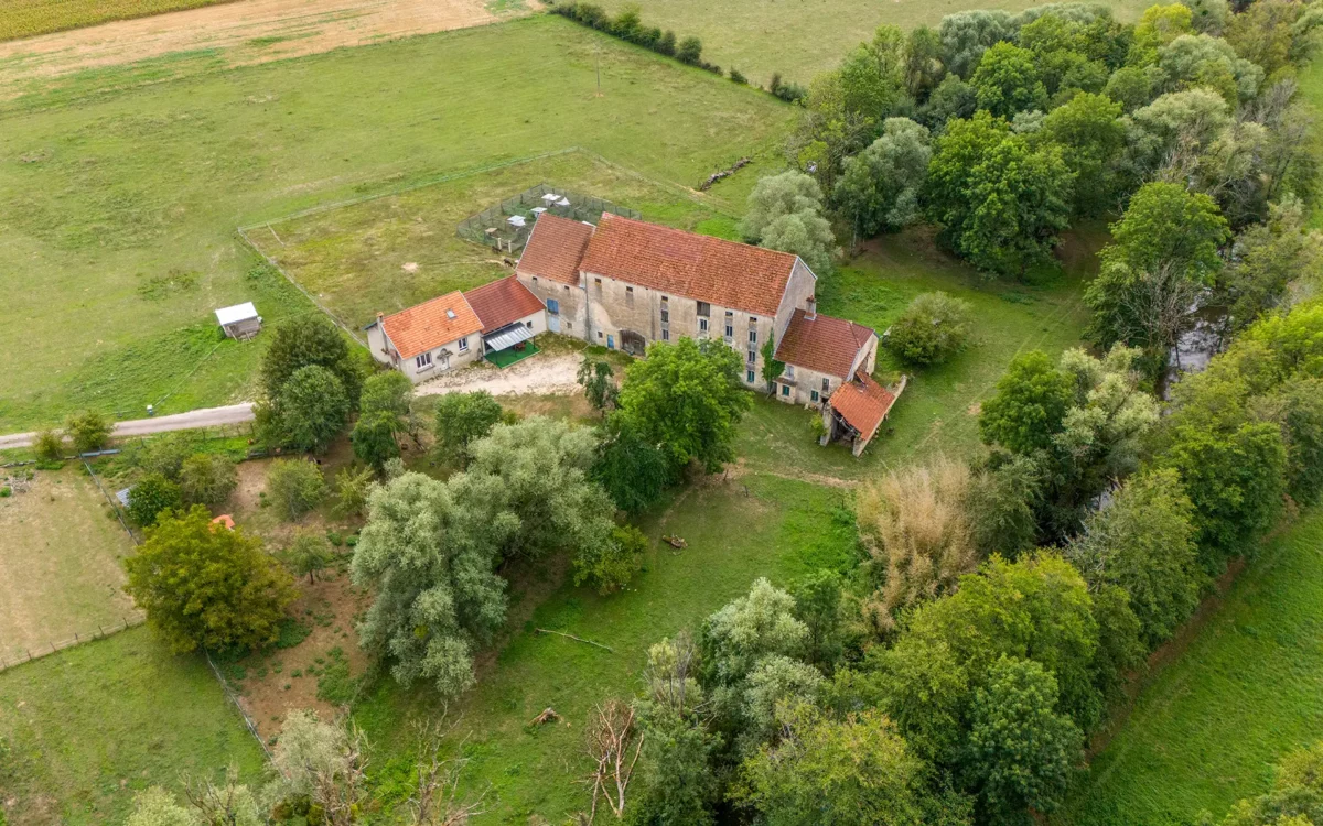 Un domaine de caractère en Haute-Saône à vendre - Arrière-Cour, agence immobilière spécialisée en Haute-Saône